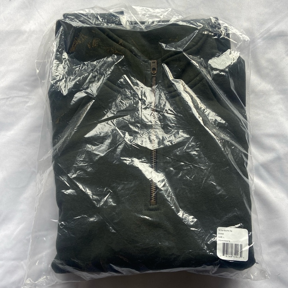 10 Year Quarter Zip Sweatshirt made in USA - Picture 2 of 4